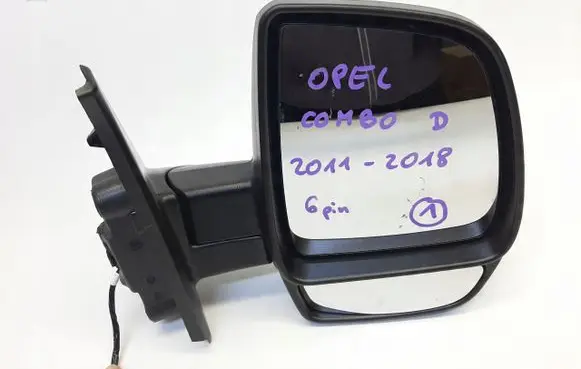 Opel Combo D Front door electric wing mirror 07356681640E