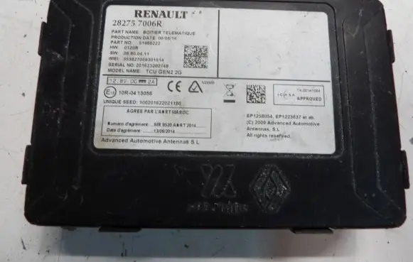 Renault Megane IV Other control units/modules 282757006R 51986222