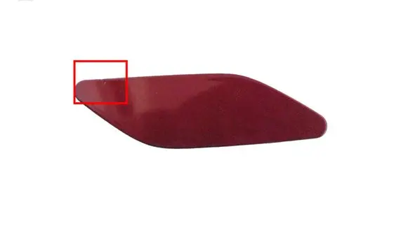 Headlight washer spray nozzle cap/cover