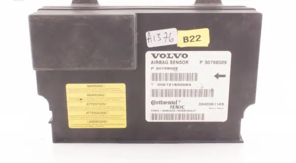 Volvo S80 Airbag control unit/module 30798509 T007022200647