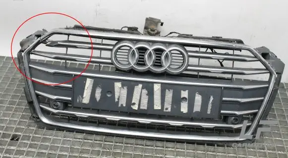 Audi A5 Front bumper upper radiator grill