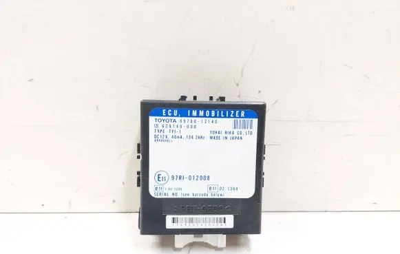 Toyota Corolla E120 E130 Immobilizer control unit/module 8978012140 97RI012008