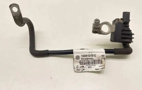 Volkswagen Golf VI Negative earth cable (battery) 1K0915181C