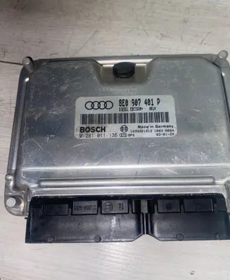 Audi A6 S6 C6 4F Engine control unit/module 8E0907401P 1039S01813 0281011136