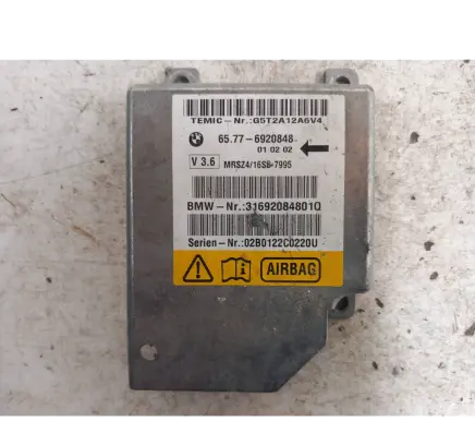 BMW 5 E39 Airbag control unit/module 316920848010 6920848 02B0122C0220U