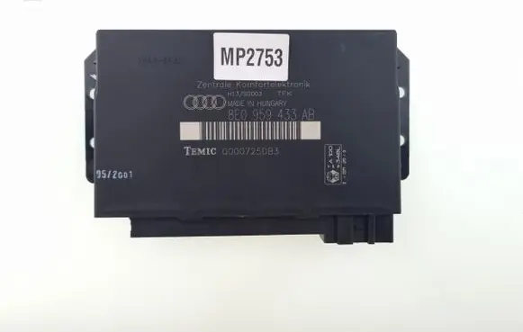 Audi A4 S4 B6 8E 8H Comfort/convenience module 8E0959433AB 00007250B3