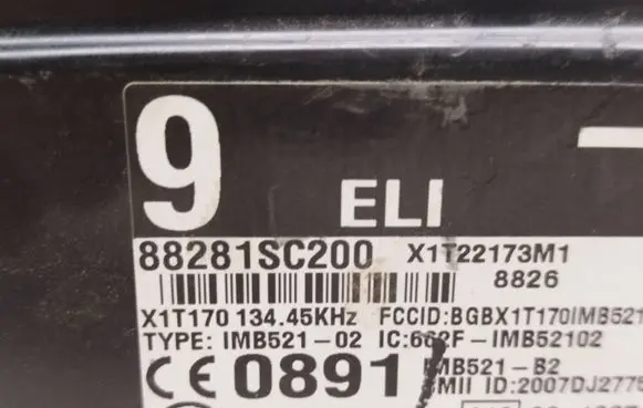 Subaru Forester SH Comfort/convenience module 88281SC200 X1T22173M1 97RI010625
