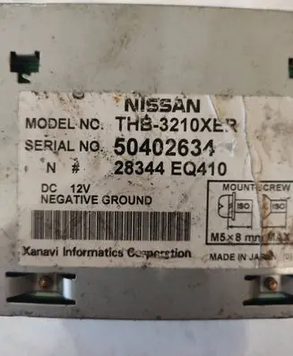 Nissan X-Trail T30 GPS navigation control unit/module 28344EQ410 50402634 THB3210XER