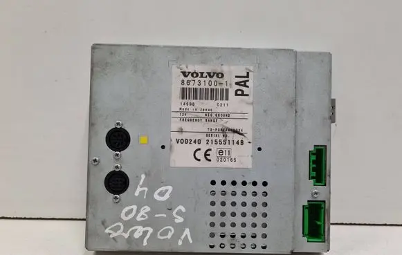 Volvo S80 GPS navigation control unit/module 86731001 V00240 21555114B
