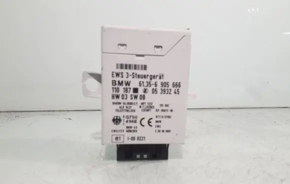 BMW 3 E46 Immobilizer control unit/module 61356905666 6905666 05393245