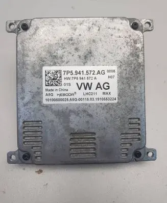 Volkswagen Golf VII Headlight ballast module Xenon 7P5941572AG 7P5941572A 10100500025