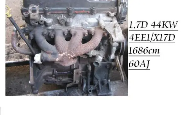 Opel Combo B Engine 4EE1 X17D