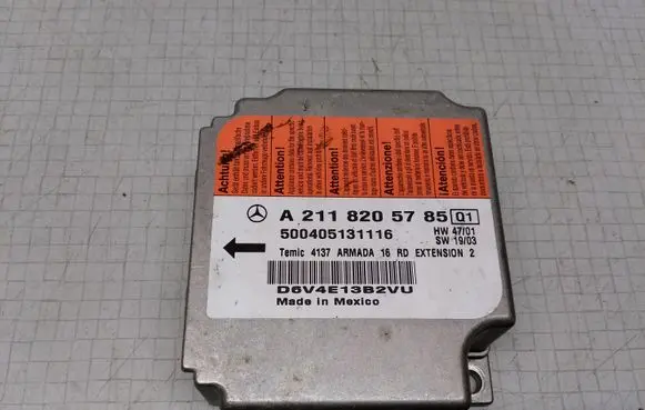 Mercedes-Benz E W211 Airbag control unit/module A2118205785 500405131116
