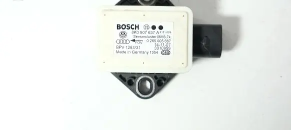 Audi A4 S4 B8 8K ESP acceleration yaw rate sensor 8K0907637A