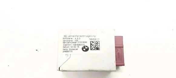 BMW X1 F48 F49 Seat control module 7464634