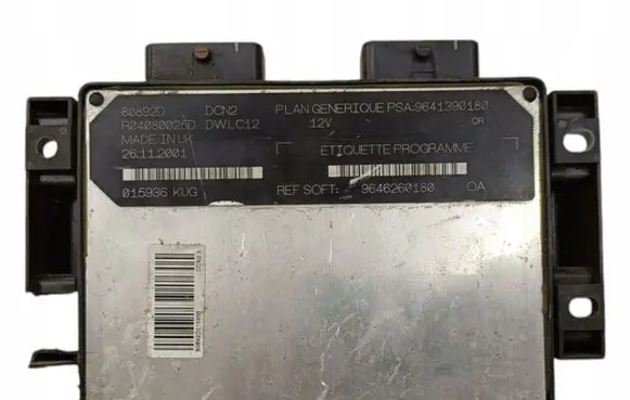 Citroen Berlingo Engine control unit/module 9646260180
