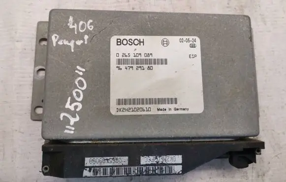 Peugeot 406 ESP (stability system) control unit 9647929180 0265109089 DK2H21020610