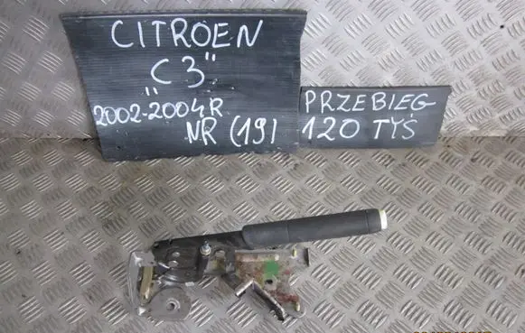 Citroen C3 Handbrake/parking brake lever assembly 9642330377