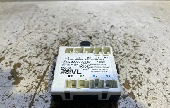 Mercedes-Benz C W205 Door control unit/module A2229009812 A2229020012