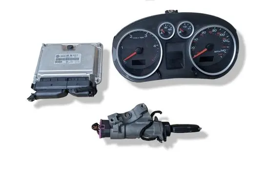 Audi A2 Engine ECU kit and lock set 0281010220 045906019G