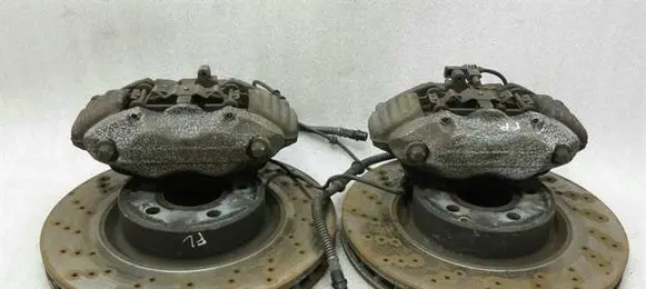 Mercedes-Benz S W221 Brake discs and calipers set A2214211012