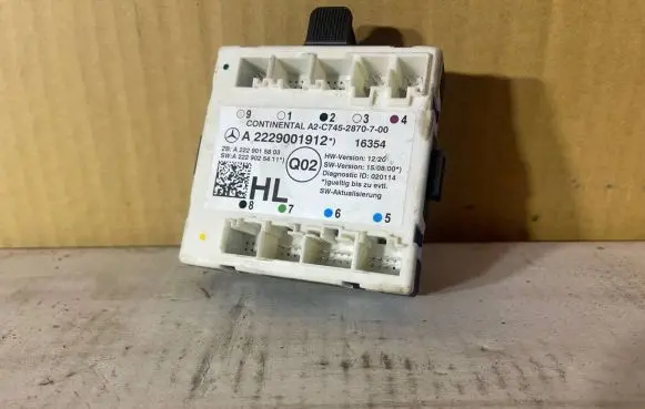 Mercedes-Benz S W222 Door control unit/module A2229001912 A2229015803 A2229025411