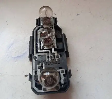 Audi A6 S6 C5 4B Tail light bulb cover holder BL3158B P21W