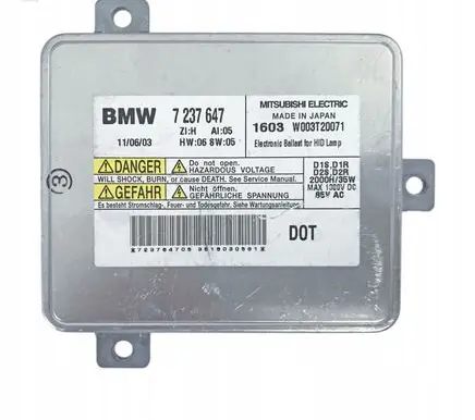 BMW 7 F01 F02 F03 F04 Xenon control unit/module 7237647 63117237647
