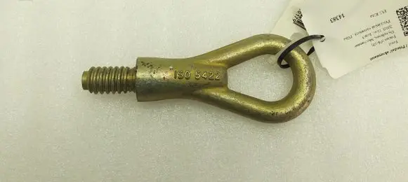 Towing hook eye