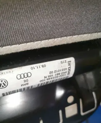 Audi A4 S4 B8 8K Front driver seat 8k0881105n