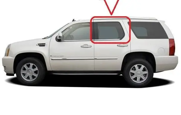 Cadillac Escalade Rear door window glass 