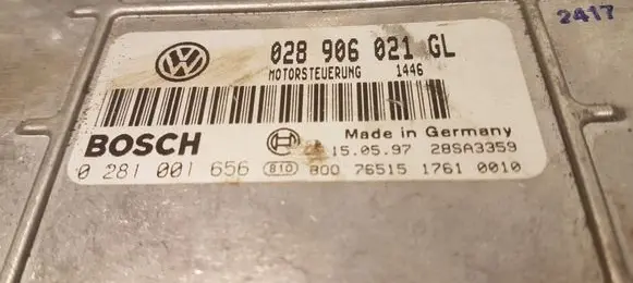 Volkswagen PASSAT B5 Engine control unit/module 028906021GL 0281001656