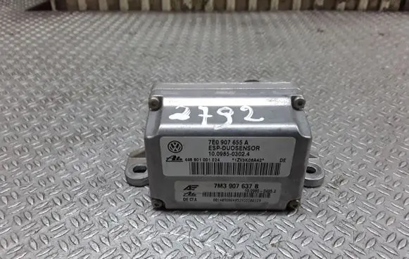 Volkswagen Sharan ESP acceleration yaw rate sensor 7M3907637B