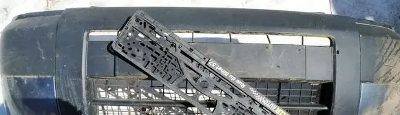 Peugeot Partner Front bumper pilkas