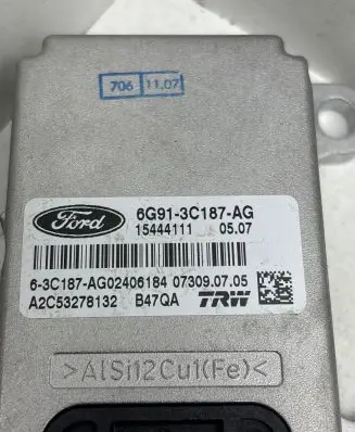 Ford S-MAX ESP acceleration yaw rate sensor 6G913C187AG 15444111 A2C53278132