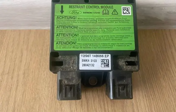 Ford Fiesta Airbag control unit/module 2S6T14B056EP 28042132 5WK43103