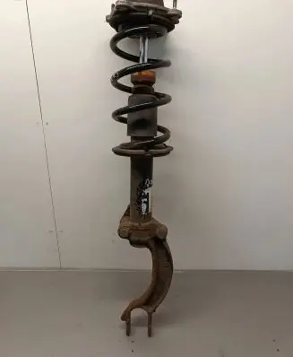 Front shock absorber with coil spring