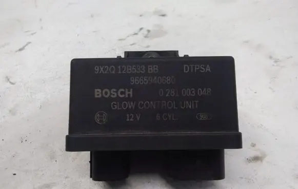 Jaguar XF X250 Glow plug pre-heat relay 9X2Q12B533BB 0281003048