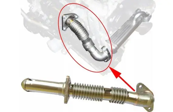 Fiat Ducato EGR valve line/pipe/hose 5801364088