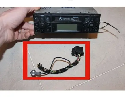 Mercedes-Benz E W210 Sound system wiring loom 9651642A A2108200986 BECKER
