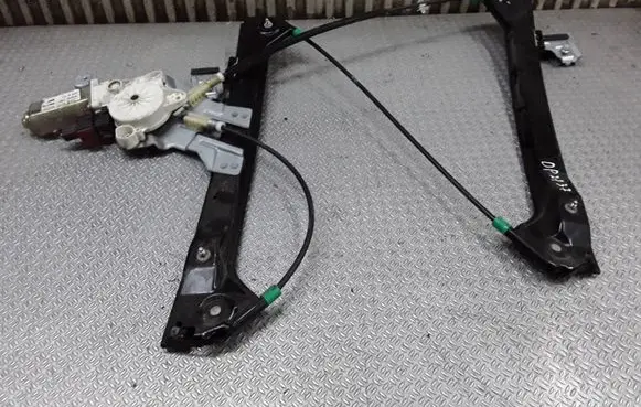 Cadillac BLS Front door window regulator with motor 12755682