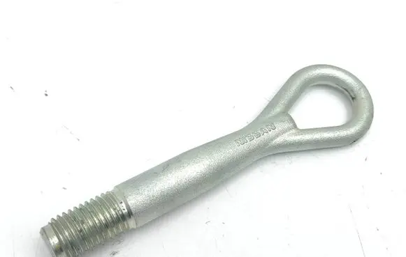 Towing hook eye