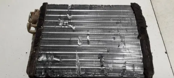 Heater blower radiator