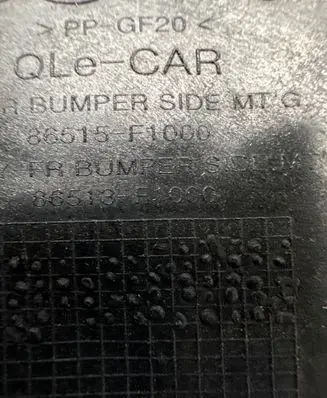 KIA Sportage Front bumper mounting bracket 86515F1000