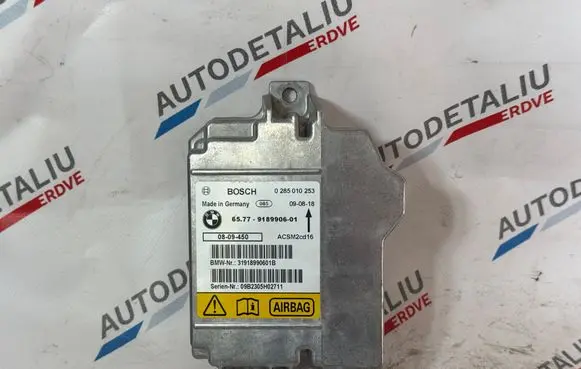 BMW 3 E92 E93 Airbag control unit/module 9189906 31918990601 09B235H02711