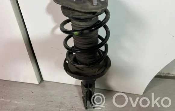 Front shock absorber with coil spring