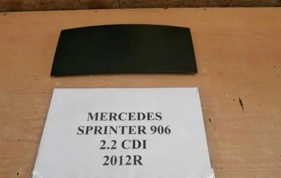 Mercedes-Benz Sprinter W906 Rear door speaker cover trim 