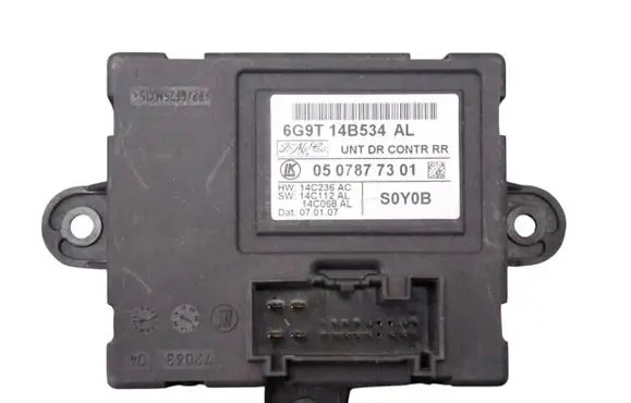 Ford S-MAX Door control unit/module 6G9T14B534AL 0507877301 14C236AC