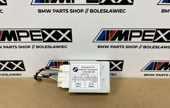 BMW 3 F30 F35 F31 Tow bar trailer control unit/module 6856980