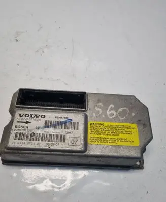 Volvo S60 Airbag control unit/module P30667469 0285001655 0038090507